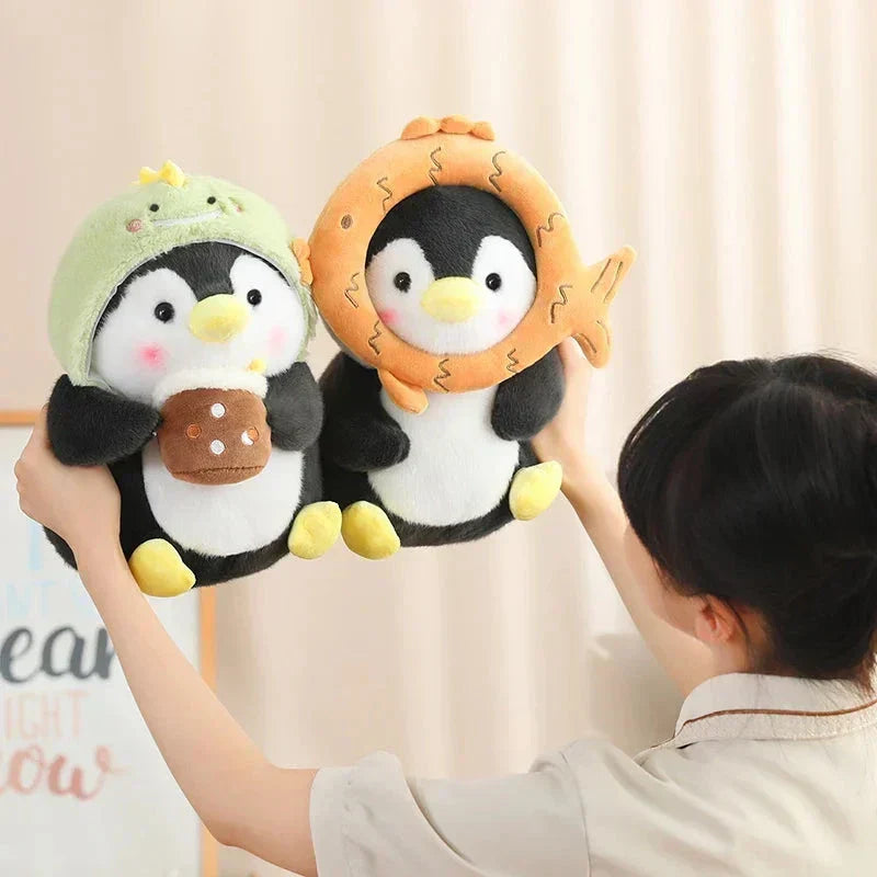 Adorable Plush Penguin Dolls with Hats