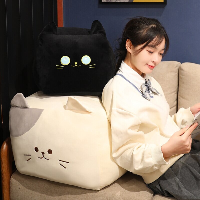 Cute Black White Cat Soft Plush Toys