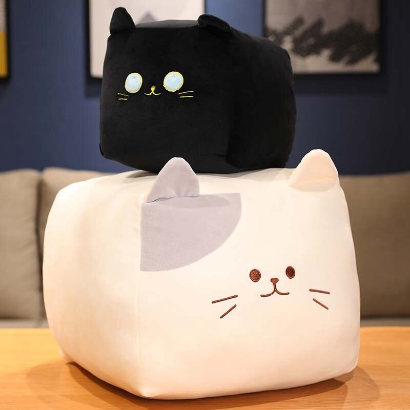 Cute Black White Cat Soft Plush Toys