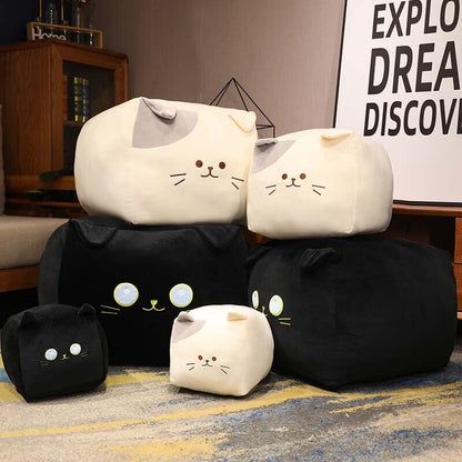 Cute Black White Cat Soft Plush Toys