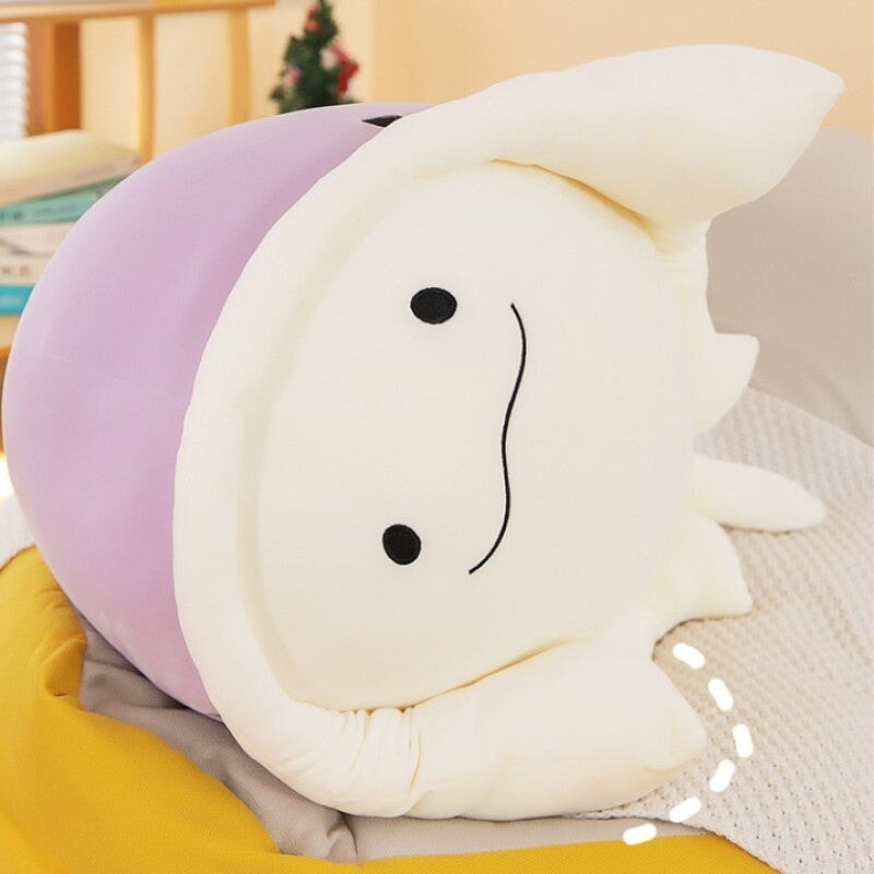 Cute Blue Purple Manta Ray Soft Toy