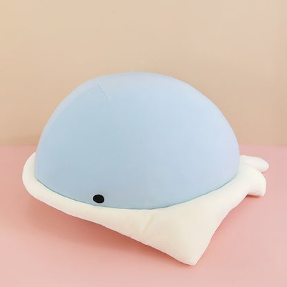 Cute Blue Purple Manta Ray Soft Toy