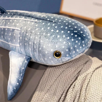 Adorable Navy Blue Shark Stuffed Animal