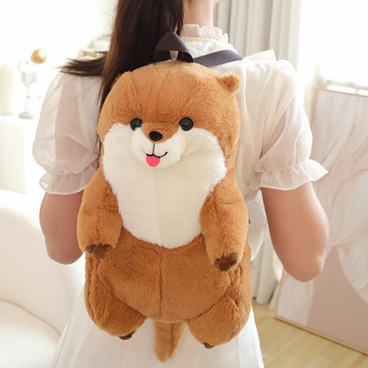 Adorable Plush Teddy Bear School Bag