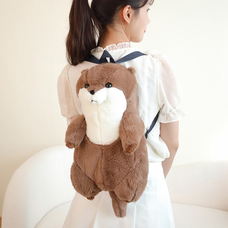 Adorable Plush Teddy Bear School Bag