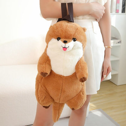 Adorable Plush Teddy Bear School Bag