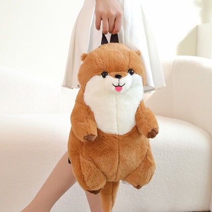 Adorable Plush Teddy Bear School Bag