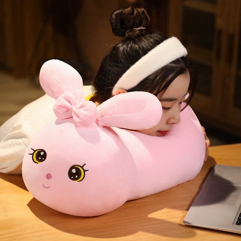 Cute Bunny Soft Long Pillow Toy