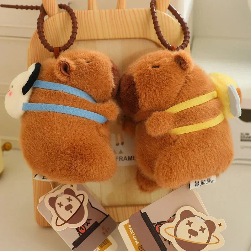 Cute Capybara Plush Backpack Toy