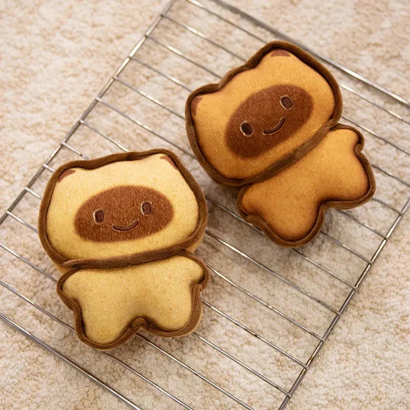 Cute Kitten Shaped Soft Cookie Plush Toys