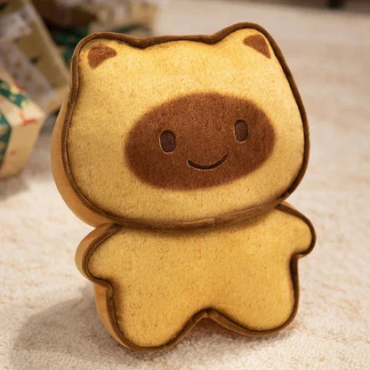 Cute Kitten Shaped Soft Cookie Plush Toys