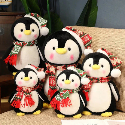 Adorable Holiday Plush Penguin Toy