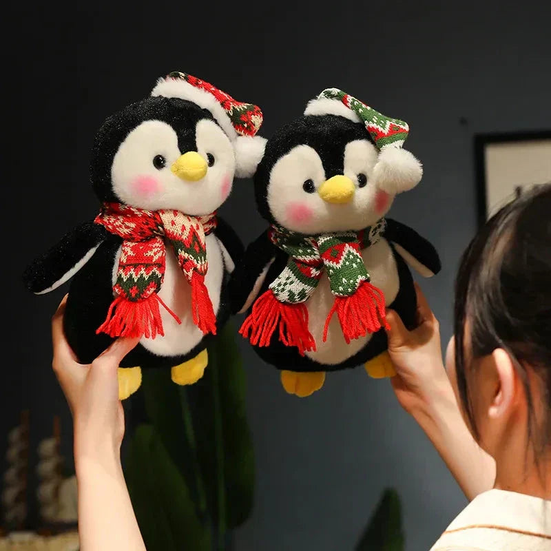 Adorable Holiday Plush Penguin Toy