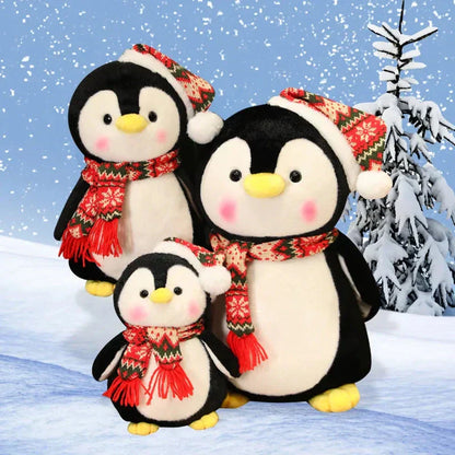 Adorable Holiday Plush Penguin Toy