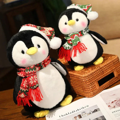 Adorable Holiday Plush Penguin Toy