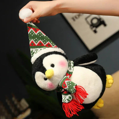 Adorable Holiday Plush Penguin Toy