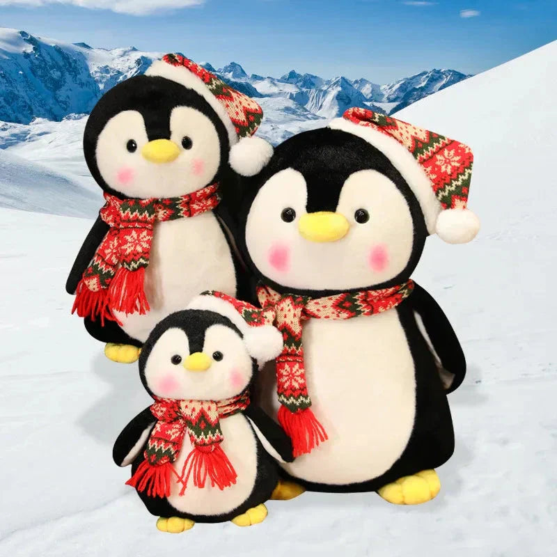 Adorable Holiday Plush Penguin Toy