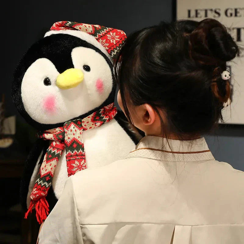 Adorable Holiday Plush Penguin Toy