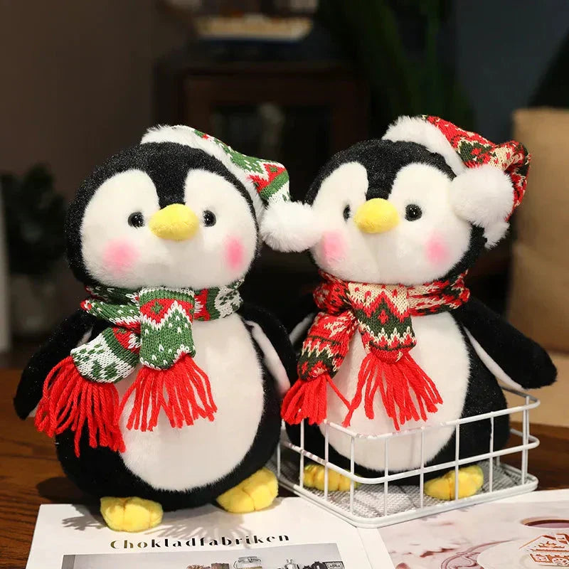 Adorable Holiday Plush Penguin Toy