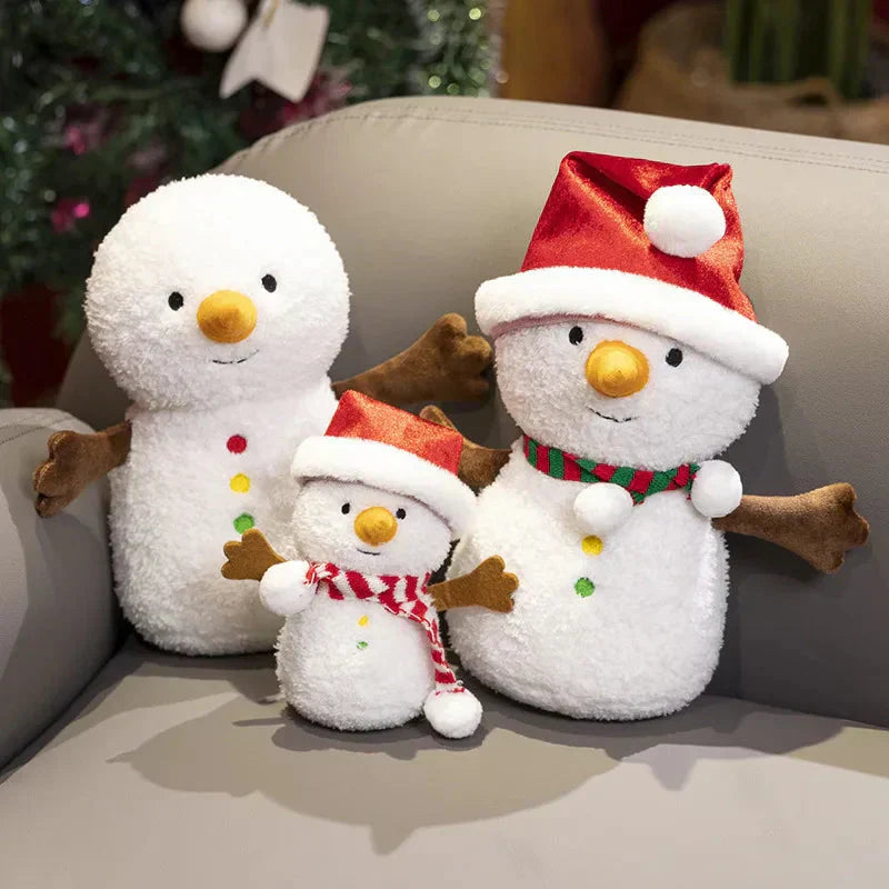 Adorable Holiday Snowman Soft Plush Toys