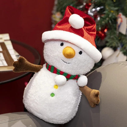 Adorable Holiday Snowman Soft Plush Toys