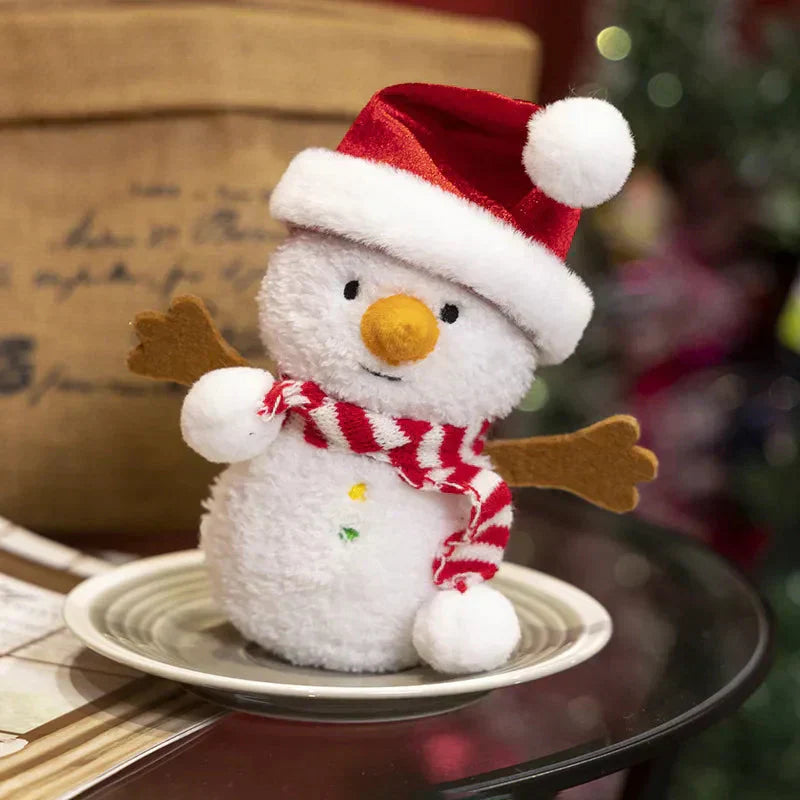 Adorable Holiday Snowman Soft Plush Toys - Luxicro