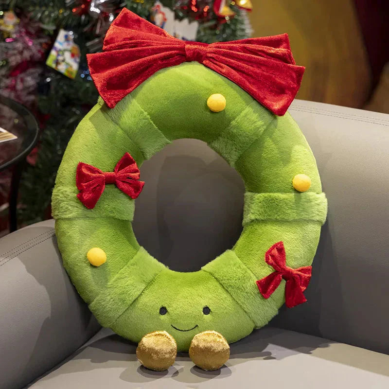 Adorable Holiday Wreath Door Hanger Toy
