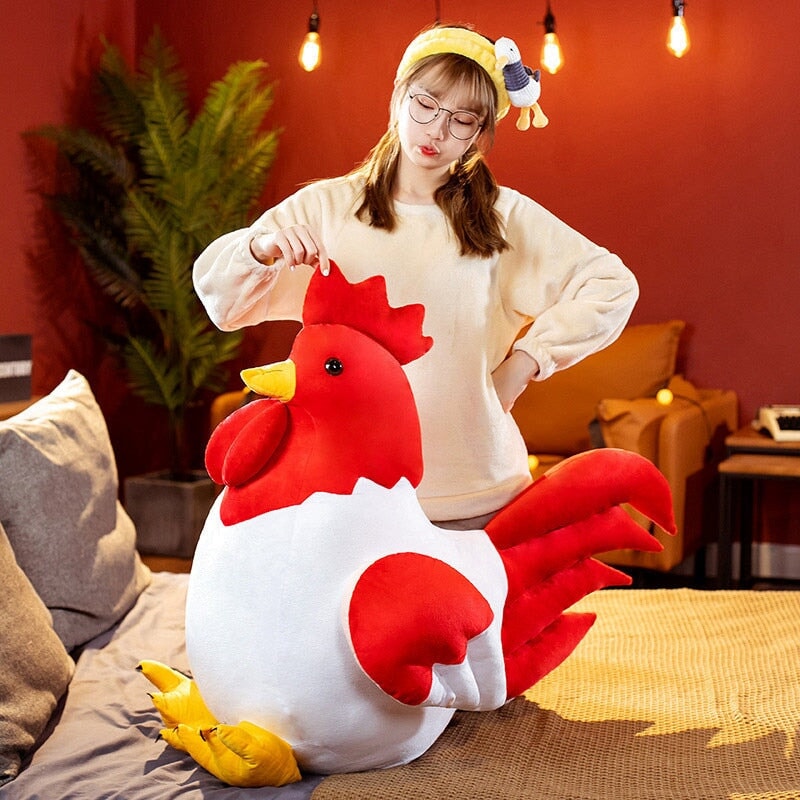 Adorable Soft Chicken Toy Figures - Luxicro