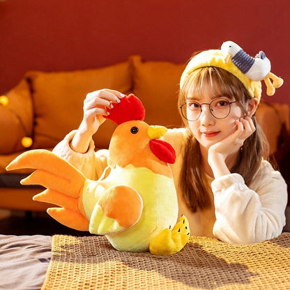 Adorable Soft Chicken Toy Figures