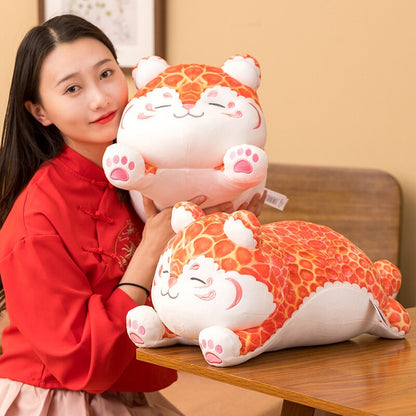 Adorable Plush Orange Leopard