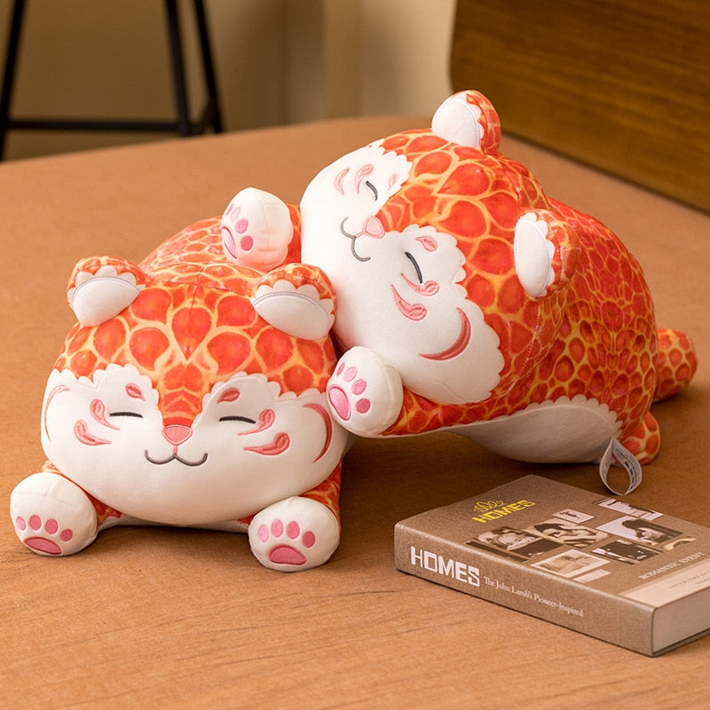 Adorable Plush Orange Leopard