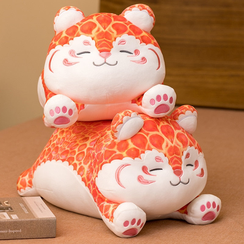 Adorable Plush Orange Leopard - Luxicro