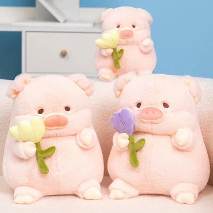 Adorable Pink Pig Plush Toy