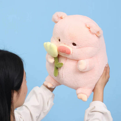Adorable Pink Pig Plush Toy