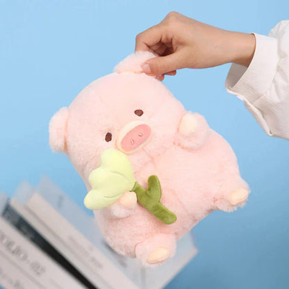 Adorable Pink Pig Plush Toy