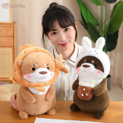 Adorable Plush Otter Soft Toy