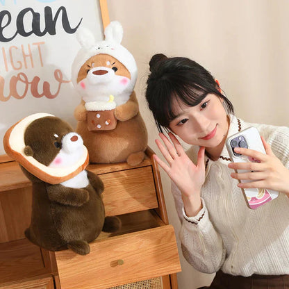 Adorable Plush Otter Soft Toy