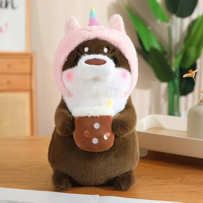 Adorable Plush Otter Soft Toy
