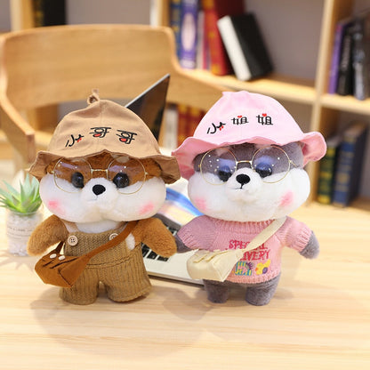 Cute Shiba Family Soft Plush Toy Set
