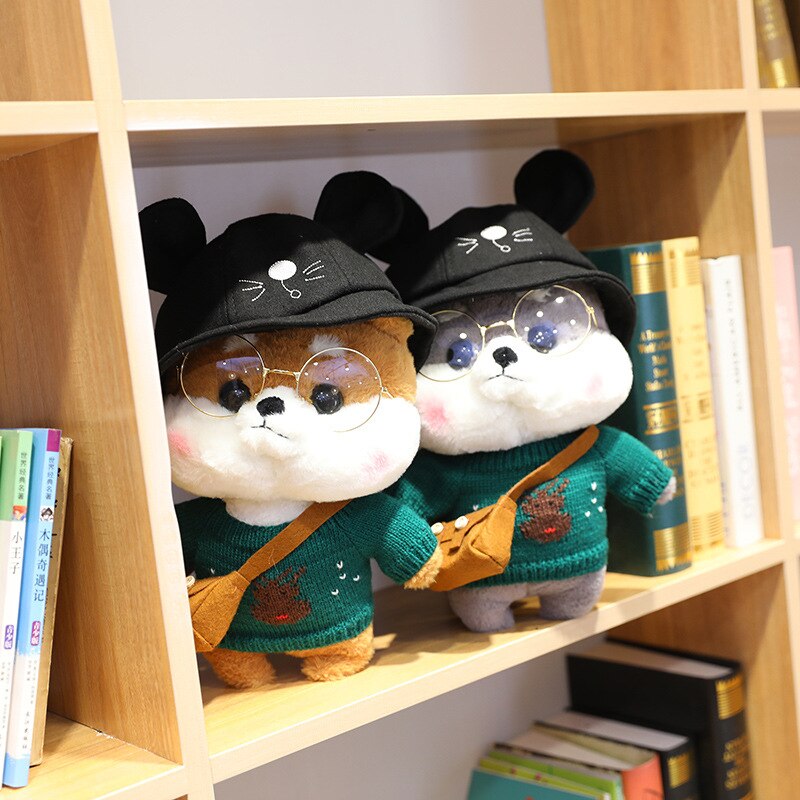Cute Shiba Family Soft Plush Toy Set