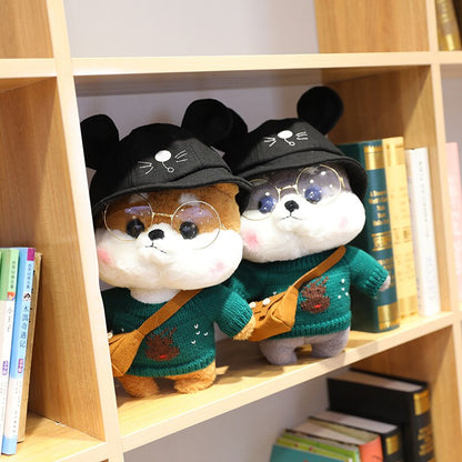 Cute Shiba Family Soft Plush Toy Set