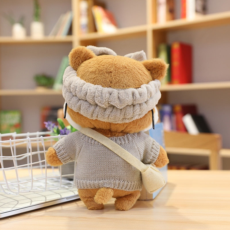 Cute Shiba Family Soft Plush Toy Set