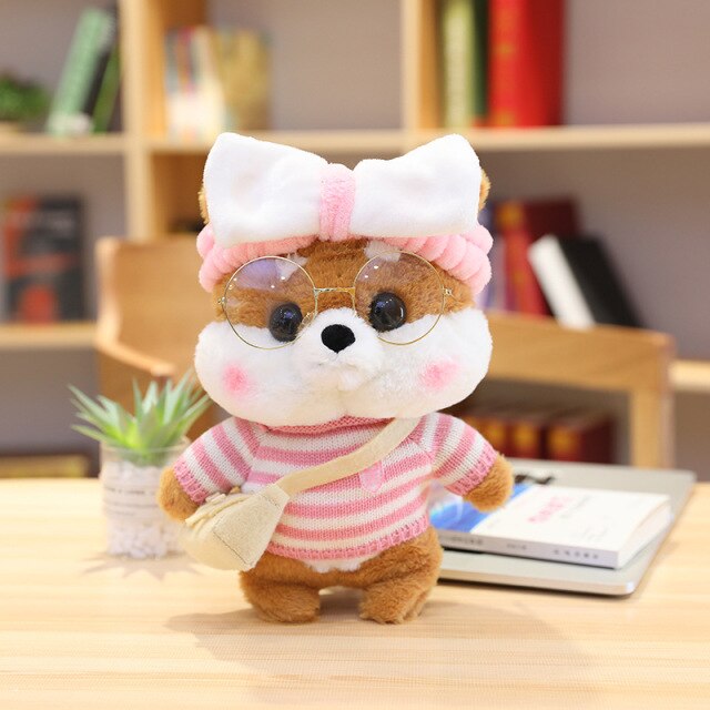 Cute Shiba Family Soft Plush Toy Set