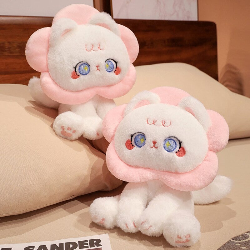 Adorable Flower Kitty Cuddle Toys