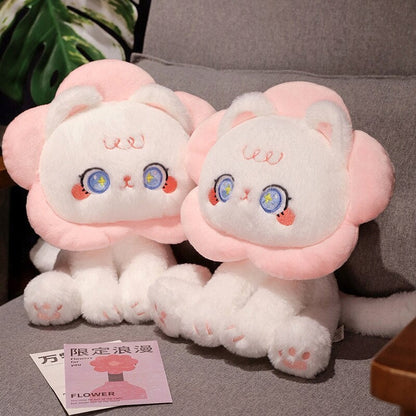Adorable Flower Kitty Cuddle Toys