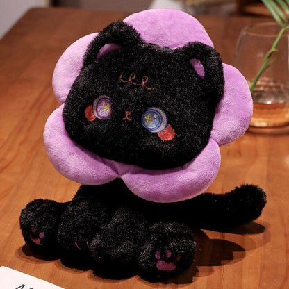 Cute Floral Cat Soft Plush Toys - Luxicro