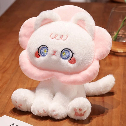 Adorable Flower Kitty Cuddle Toys