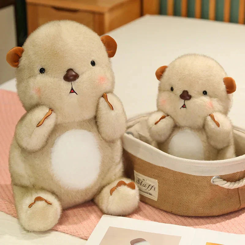 Cute Pastel Otter Soft Toy
