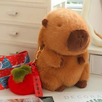 Adorable Soft Capybara Stuffed Animal Clip Toy