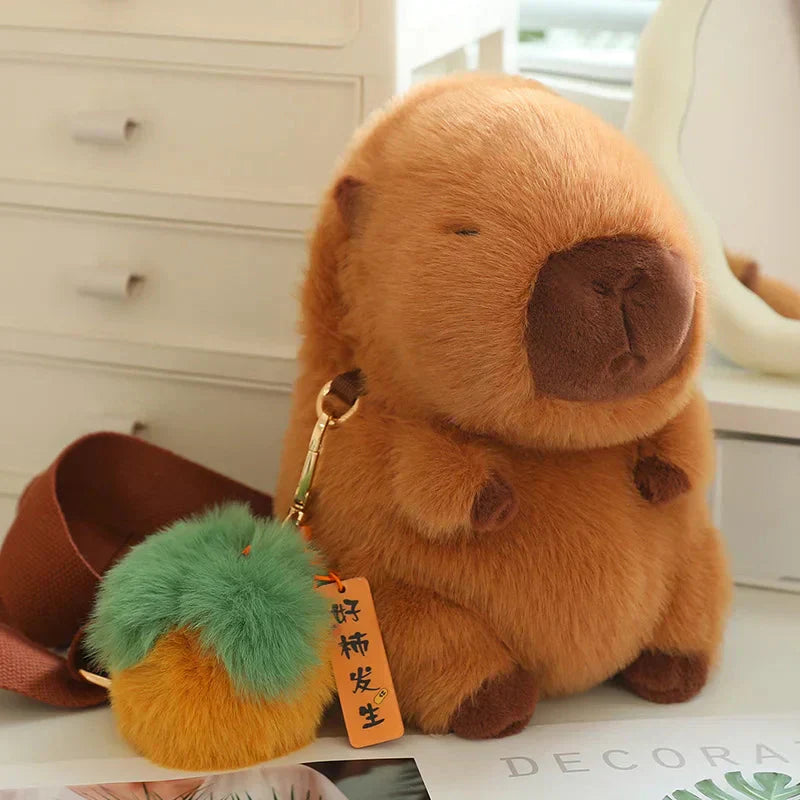 Adorable Rodent Plush Keychain Toy